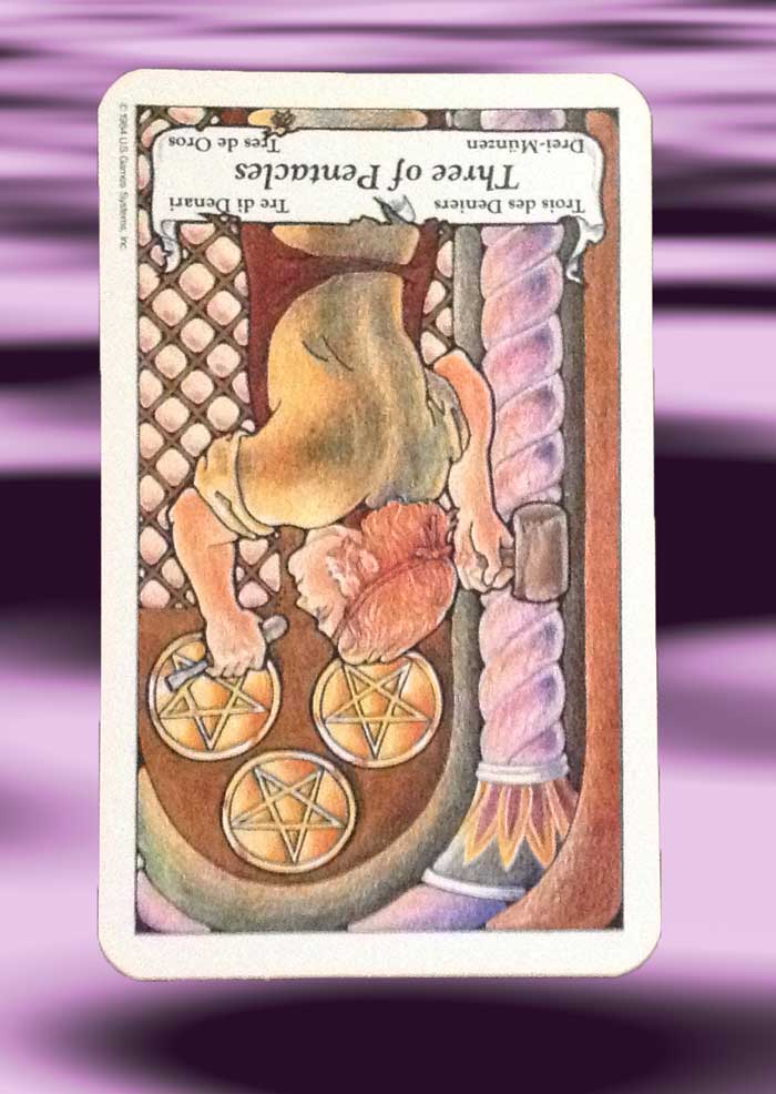 Three of Pentacles Reversed