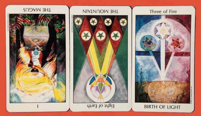 The Magus, Eight of Earth, Three of fire