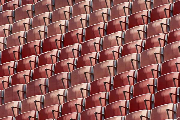 Exciting picture of bleachers