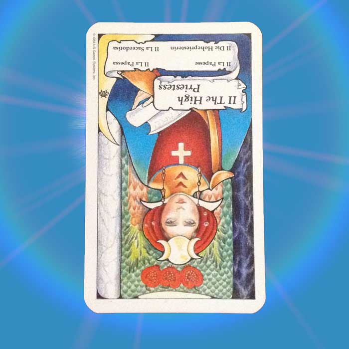 the High Priestess Reversed