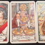 Page of Pentacles, 4 of Pentacles, The Lovers
